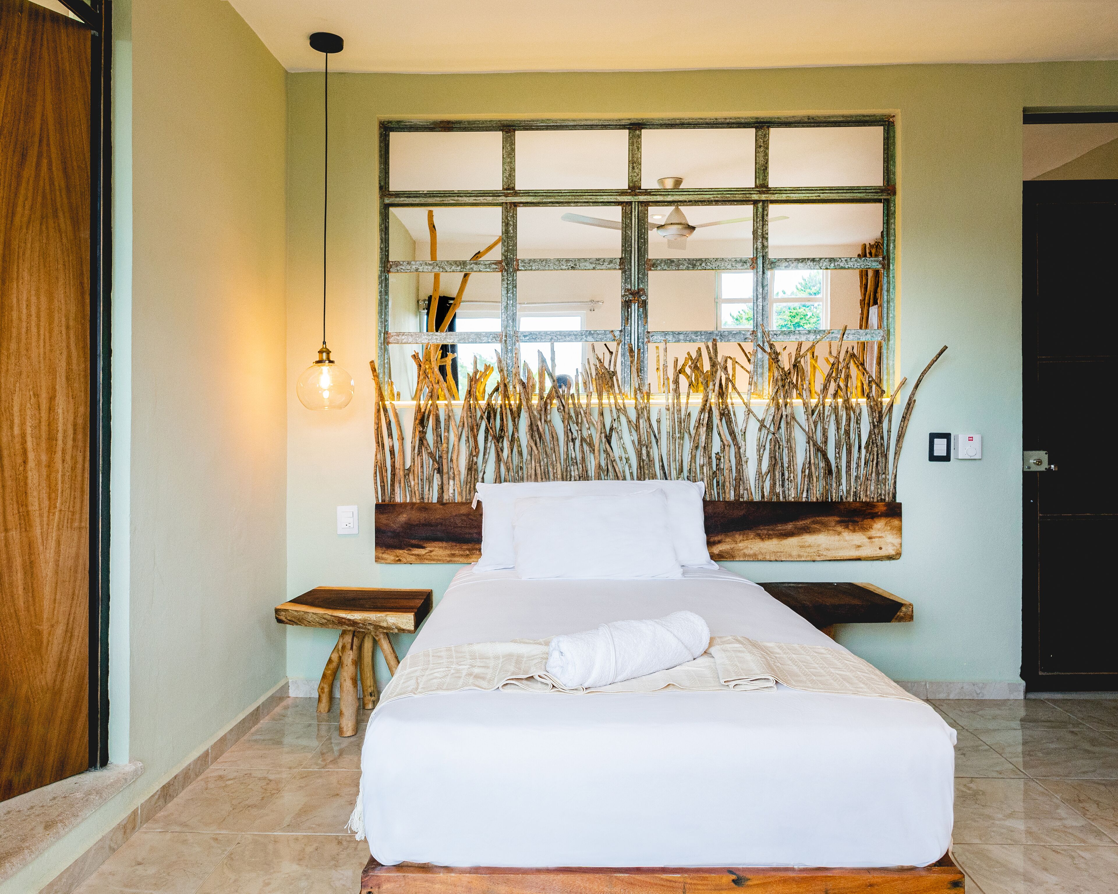 premium bedding, down duvets, pillow-top beds, individually decorated