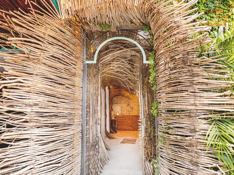 Entrada de l'allotjament