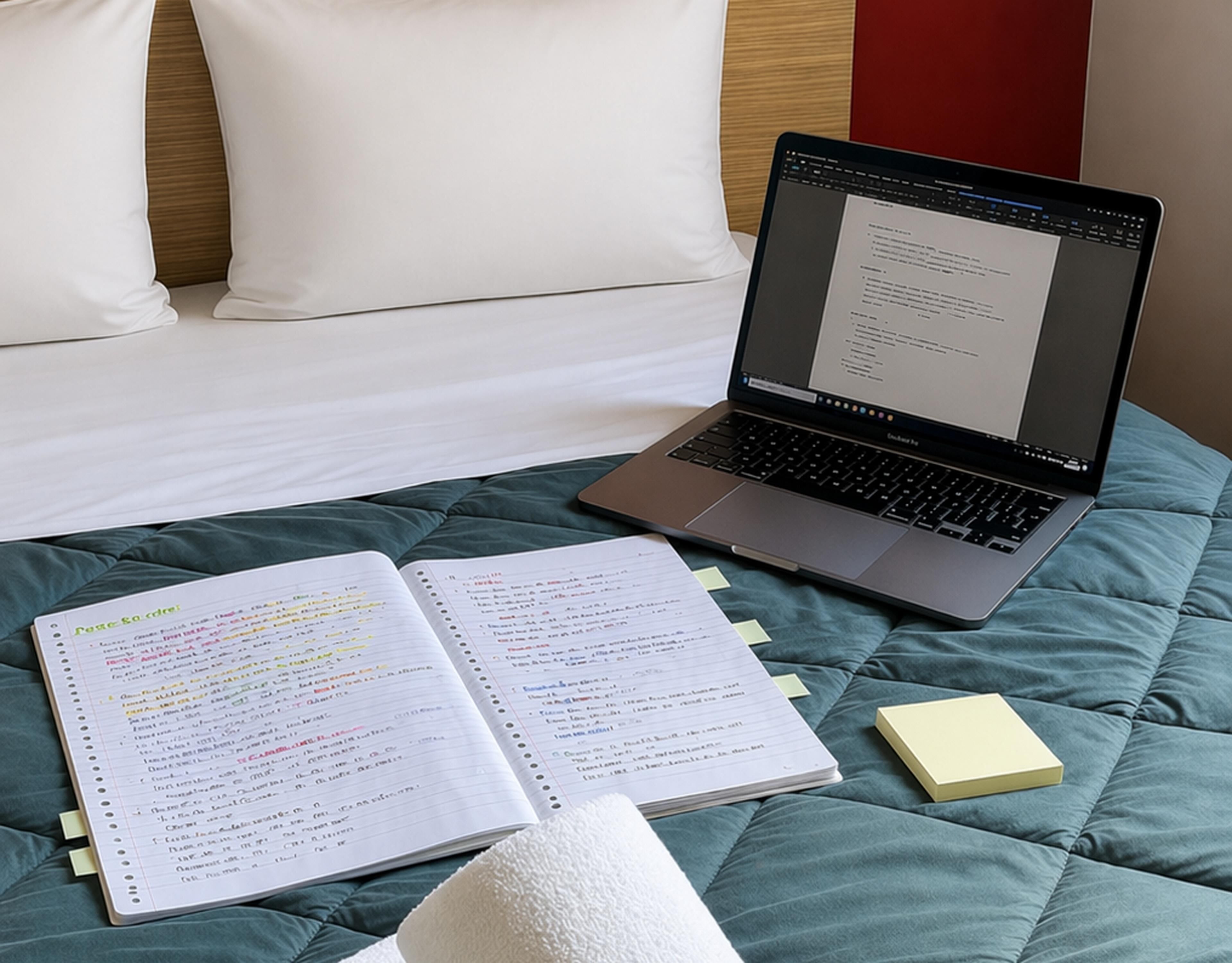Cortinas blackout, wifi gratis y ropa de cama 