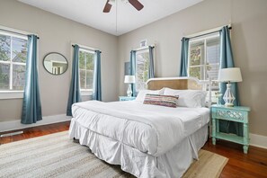 3 bedrooms, iron/ironing board, travel cot, WiFi