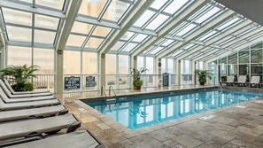 Indoor pool, a heated pool