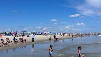 Vlak bij het strand