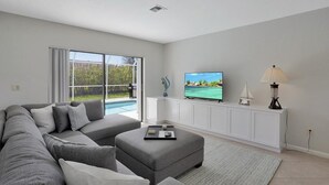 House, Multiple Beds (Nautical home with pool, grill and st) | Living room - Nautical Home With Pool, Grill and Steps to Shops (Marco Island)