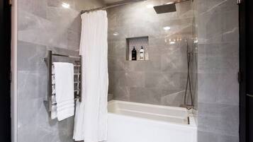 Hair dryer, towels