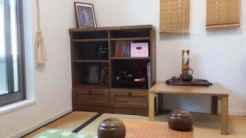 Blackout curtains, iron/ironing board, WiFi, bed sheets