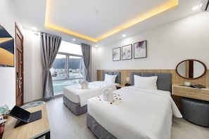 Phòng 2 giường đơn Tiêu chuẩn | Khu phòng khách | Smart TV