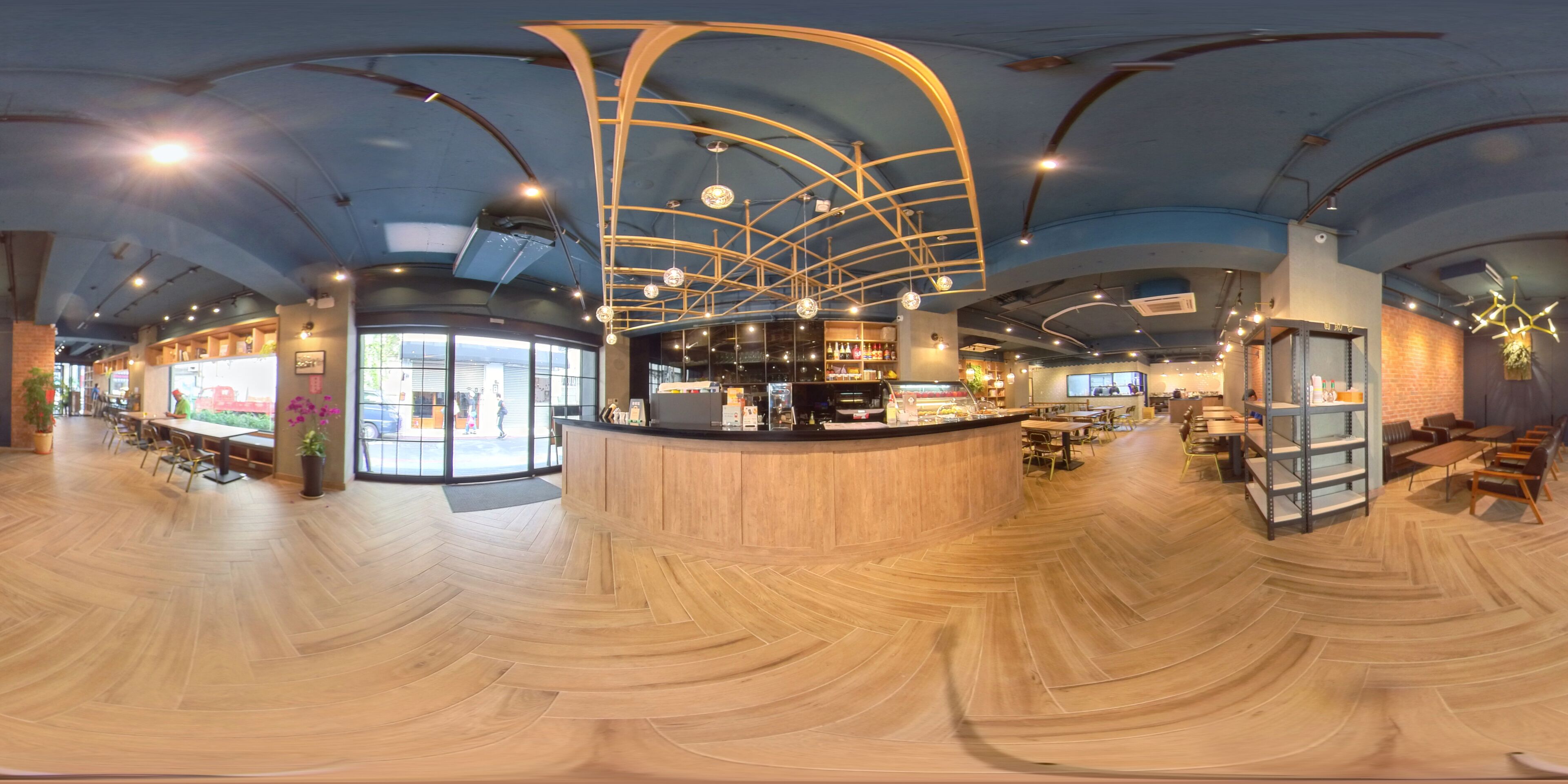 breakfast, lunch and dinner served