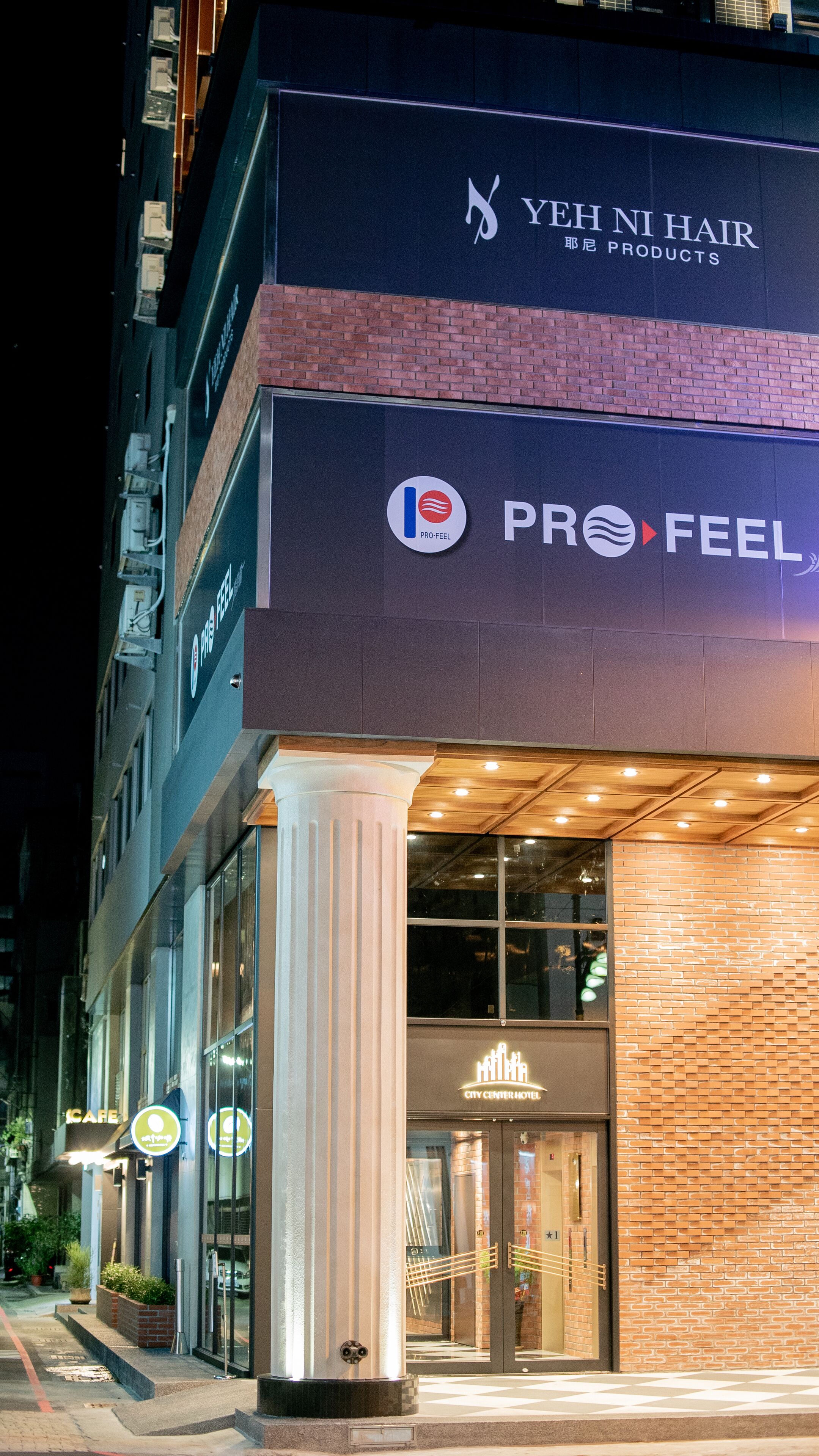 front of property – evening/night