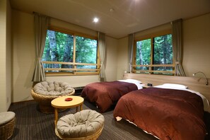 デザイン ツインルーム | セーフティボックス (室内)、WiFi (無料)、ベッドシーツ