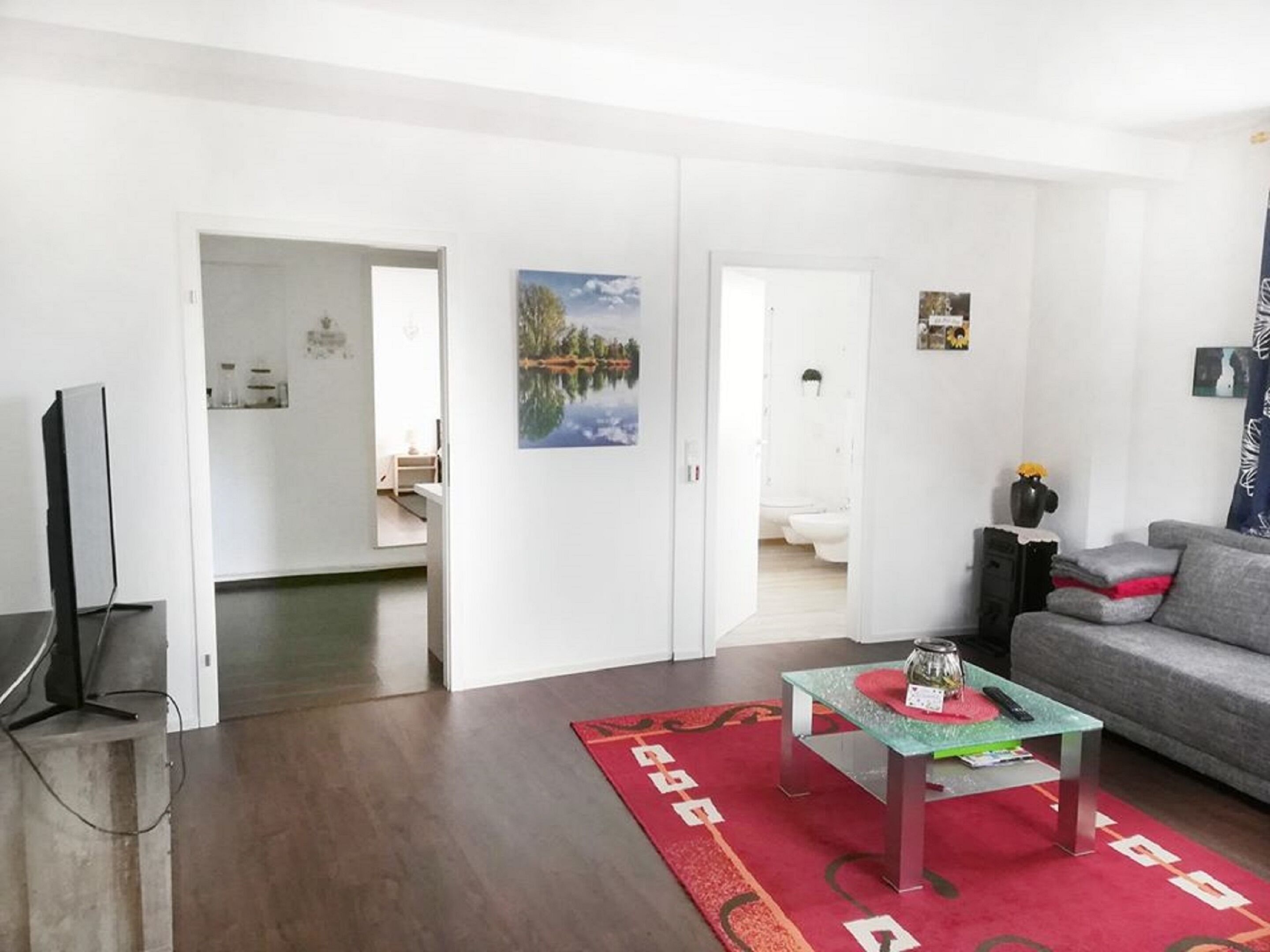 Appartamento, 1 camera da letto (40m²) | Area soggiorno | TV 42 pollici con canali satellitari
