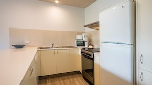 Microwave, stovetop, dishwasher