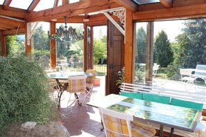 Terrace/patio - Landhaus Schmitt (Sommerach)