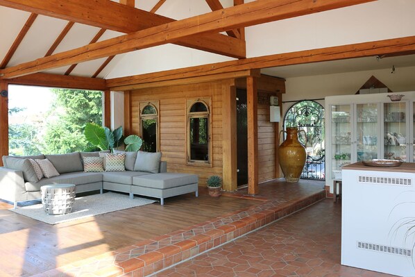 Terrace/patio - Landhaus Schmitt (Sommerach)