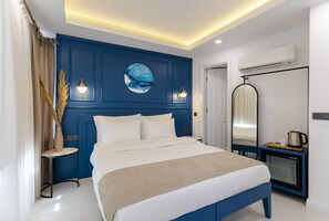 埃及棉床單、高級寢具、迷你吧、熨斗/熨衫板