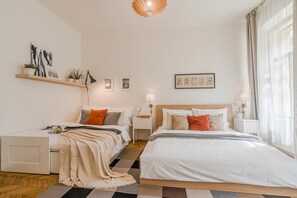 Apartemen Klasik | 1 kamar tidur, tirai kedap cahaya, dan setrika/meja setrika