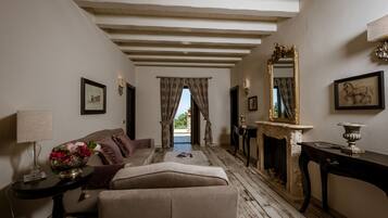 Sala de estar en el lobby