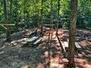 Property grounds - The Legacy - Hot tub, fire pit, game room & private playground (Logan)