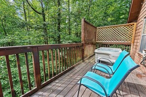 Huisje, 1 slaapkamer | Outdoor spabad