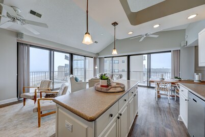 Newly Renovated Oceanfront Penthouse With Wrap Around Deck