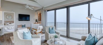 Newly Renovated Oceanfront Penthouse With Wrap Around Deck