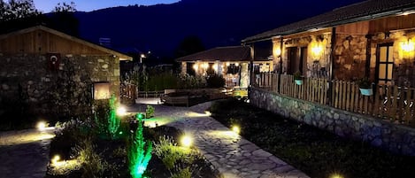 Front of property – evening/night