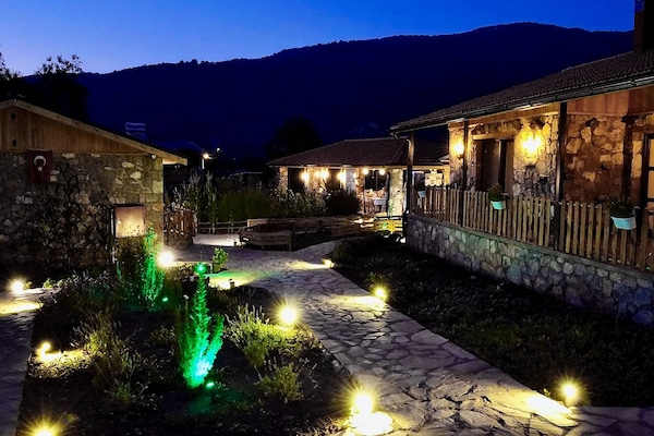 Front of property – evening/night