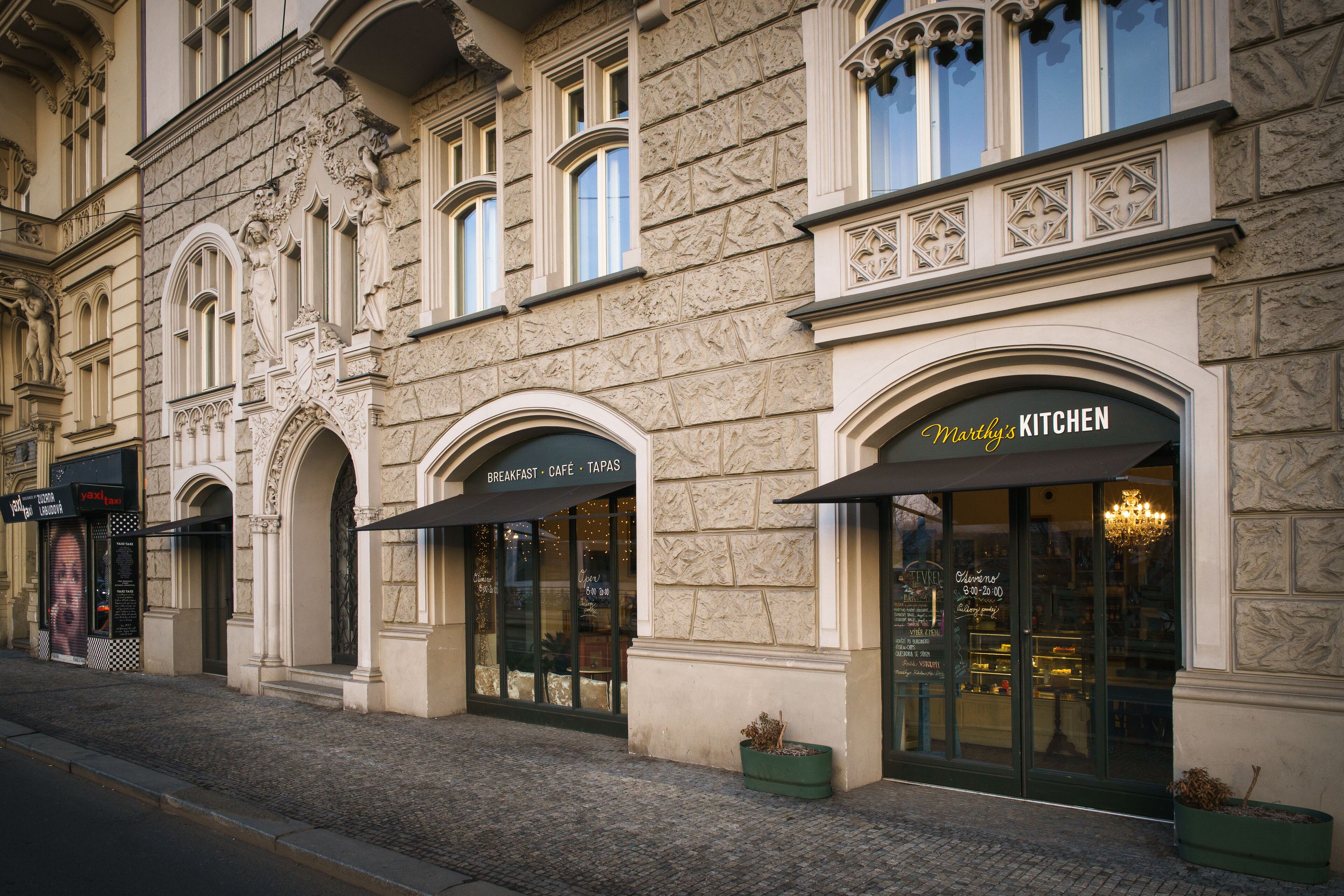 Overnatningsstedets facade