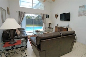 Villa, Multiple Beds (Ref E Luxury 4 Bed Villa with private) | Living room | Table football - Ref E Luxury 4 Bed Villa With Private Pool Near Disney (Kissimmee)