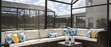 Villa, Multiple Beds (Ref 18 Stunning 4 Bed villa with own ) | Living room