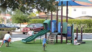 A playground with slides and climbing structures. - Ref 01bv Stunning 5 Bed 4 Bath Villa With own Pool (Kissimmee)