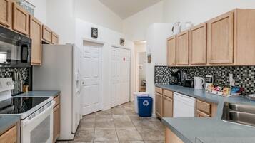 Villa, Multiple Beds (Ref 16 Stunning 4 Bed Villa on 5 Star) | Private kitchen | Oven, cookware/dishes/utensils