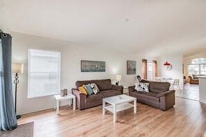Villa, Multiple Beds (Ref 16 Stunning 4 Bed Villa on 5 Star) | Living room | Table football - Ref 16 Stunning 4 Bed Villa on 5 Star Resort Near Disney (Kissimmee)