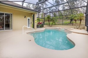 Outdoor pool, a heated pool - Tennis Courts! Ultimate Backyard Living! Pool with No Rear Neighbors! (Davenport)
