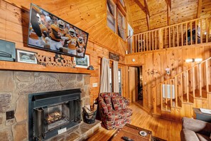 TV, fireplace, DVD player, table tennis