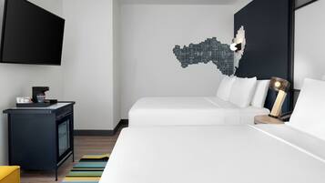 Roupas de cama antialérgicas, cofres nos quartos