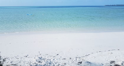 100ft from the most beautiful beach and crystal clear water, with free golf cart