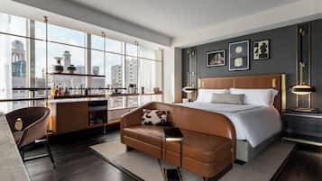 Egyptian cotton sheets, premium bedding, down duvets, pillow-top beds