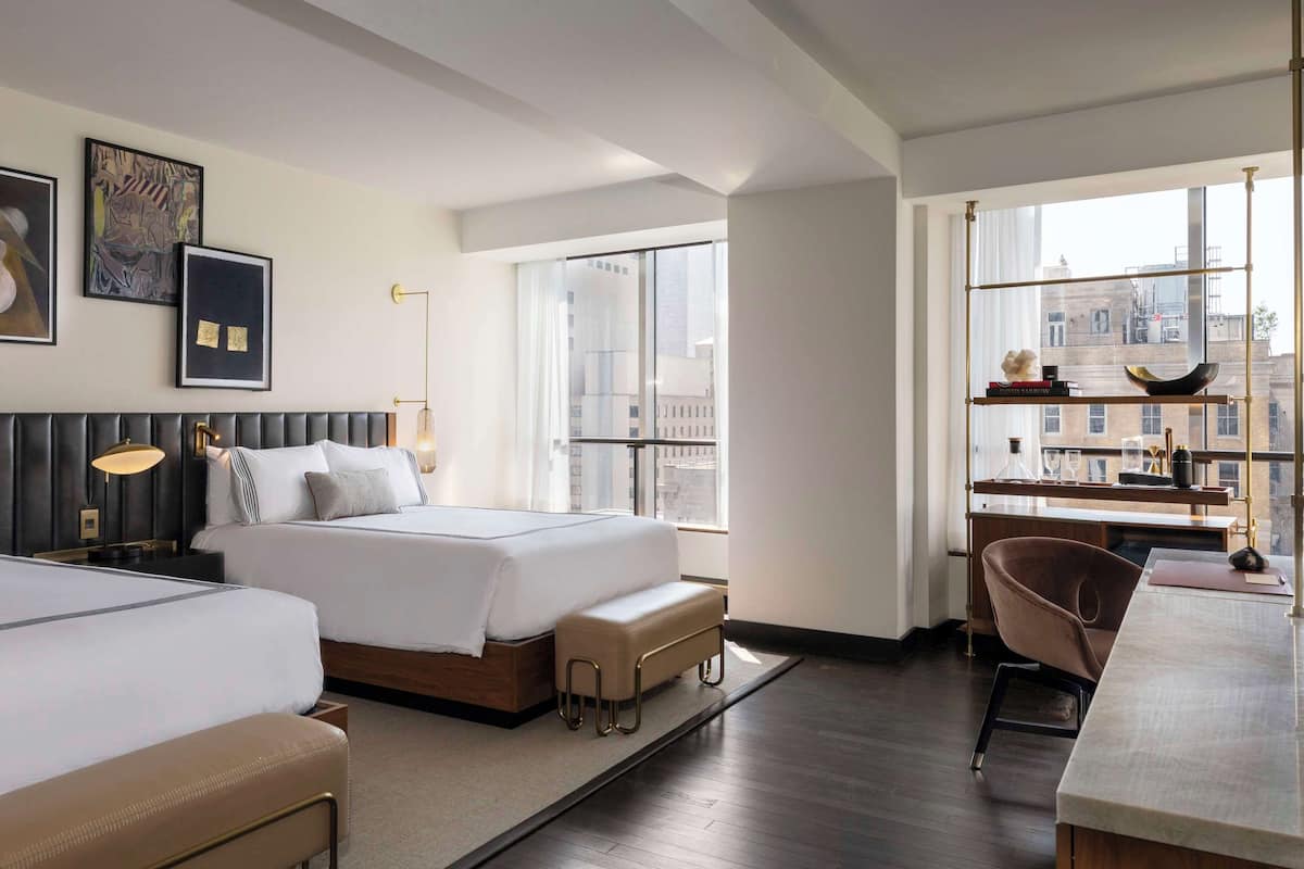 Room, 2 Queen Beds | 1 bedroom, Egyptian cotton sheets, premium bedding, down comforters