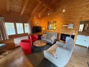 Living area - Blockhaus Noffke (Stamsried)