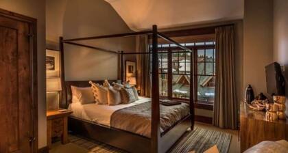 Retreat to luxury villa in a ski resort with its own unique pulse-driven gondola