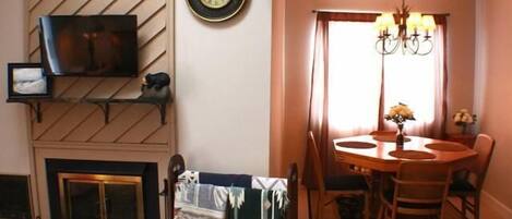 Condo, Multiple Beds (Sugar Ski & Country Club Unit 11-103 ) | Living room | TV