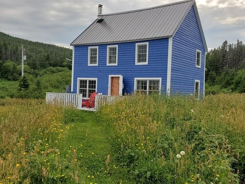 Ocean front - Annie’s Retreat - near L’Anse Aux Meadows - Blue Cottage- 