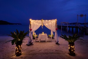 Front of property – evening/night - Eden Beach Resort by EHM (Koh Rong Sanloem)