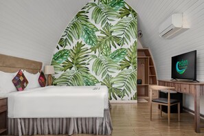 Bungalow Double Pool Access | Minibar, in-room safe, desk, laptop workspace - Eden Beach Resort by EHM (Koh Rong Sanloem)