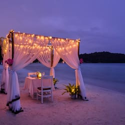Front of property – evening/night
