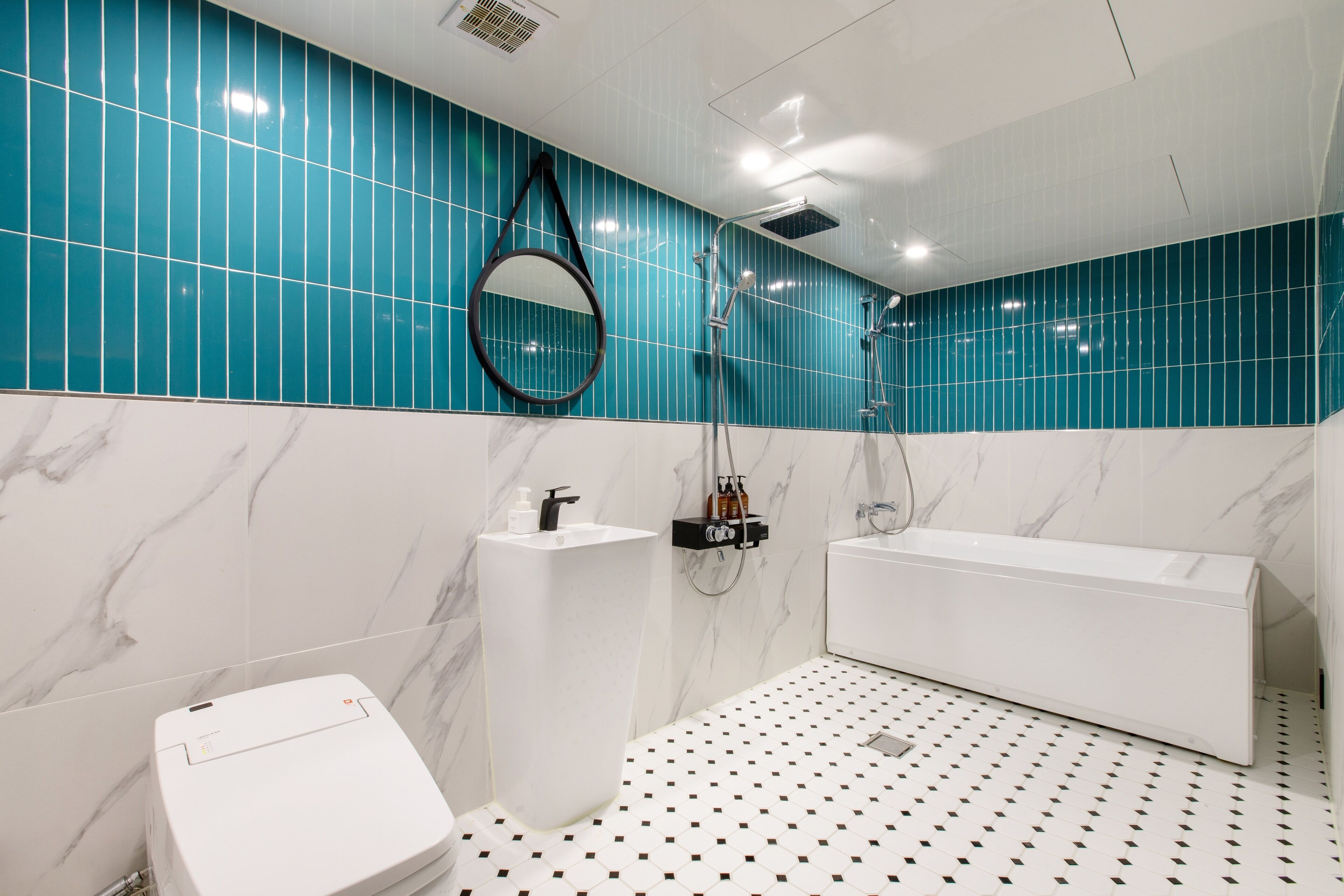 vip twin | bathroom | free toiletries, hair dryer, bathrobes, slippers