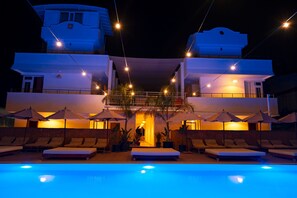 Front of property – evening/night