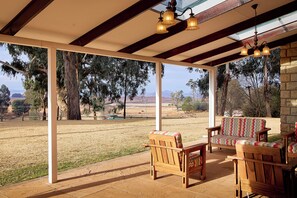 Cottage (Bergview) | Terrace/patio - Dog-friendly Farm Cottage in the Berg by First Private Stays (Drakensberg Gardens)