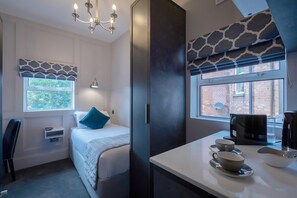 Single Room (Room 5 | The Bridge) | Living area | Flat-screen TV, Netflix, streaming services - Georgian Rooms Apart-Hotel Portobello (Dublin)