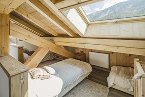 2 habitaciones, cuna de viaje, wifi gratis y ropa de cama